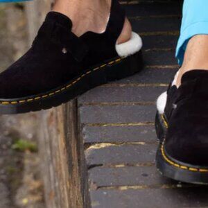 Jorge Made in England Shearling Slingback Mules